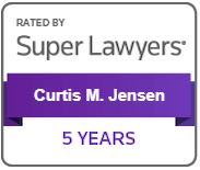 Curtis Jensen Super Lawyers for 5 years